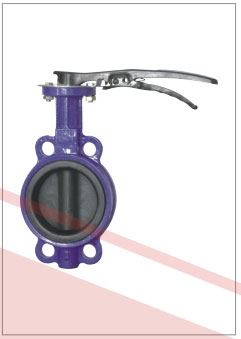 無(wú)銷襯膠對(duì)夾式蝶閥