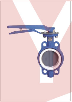 無銷四氟覆層對(duì)夾蘭蝶閥